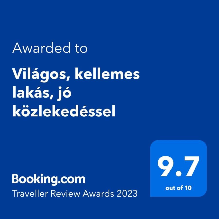 Világos, kellemes lakás, jó közlekedéssel Budapest Exterior foto